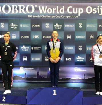 Gimnastică artistică: Ana Maria Bărbosu, la prima sa victorie în Cupa Mondială, la Osijek