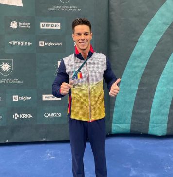 Gimnastică artistică: Andrei Muntean s-a clasat pe locul al doilea la paralele, în Cupa Mondială de la Koper