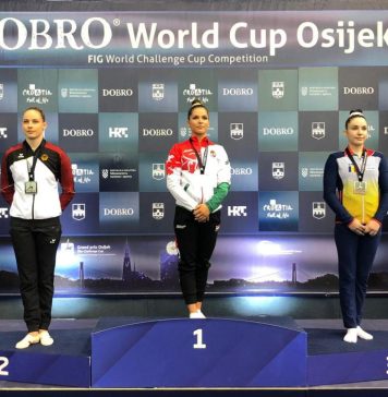 Gimnastică artistică: Silviana Sfiringu s-a clasat pe podium la Cupa Mondială de la Osijek