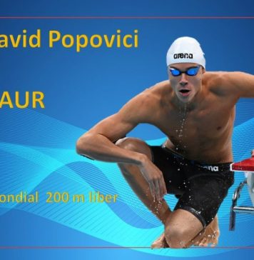 Înot: David Popovici a câştigat medalia de aur în proba de 200 de metri liber la Mondiale