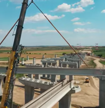 VIDEO/ Autostrada de Centură București Sud : Lotul I unde lucrează turcii de la Alsim Alarko se apropie de 50 %