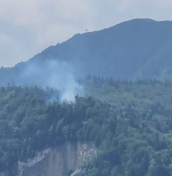 Alertă în Prahova. Arde pădurea între Bușteni și Sinaia