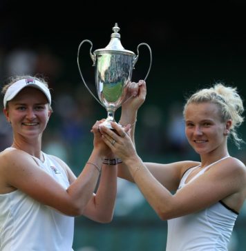 Barbora Krejcikova şi Katerina Siniakova au cucerit trofeul la Wimbledon, în proba de dublu feminin
