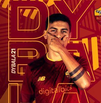 Paulo Dybala a fost prezentat de AS Roma în faţa a 10.000 de fani