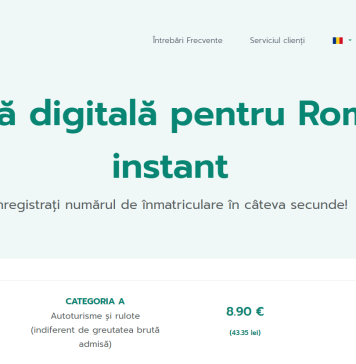 Atenție de unde cumpărați rovinietă! CNAIR avertizează cu privire la existenţa unui site pirat
