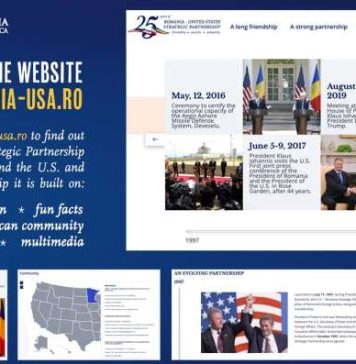 Ambasada României în SUA anunţă lansarea unui website şi expunerea unui semn grafic la Washington