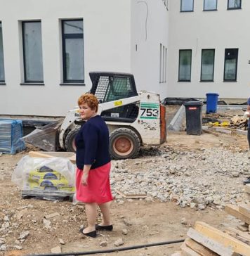 Deputatul de București Oana Marciana Özmen, vizită pe șantierul Școlii nr. 117 din Sectorul 6