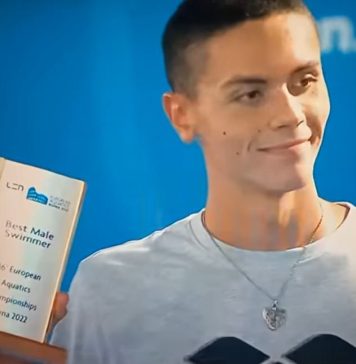 David Popovici a fost desemnat cel mai bun sportiv în probele masculine la Europenele de la Roma