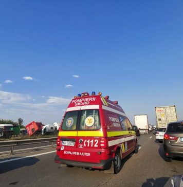 Accident cu victime multiple, pe A1, sensul către Bucureşti – FOTO