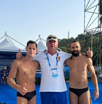 Cătălin Preda conduce în concursul de sărituri de la mare înălţime la Europene de Natație