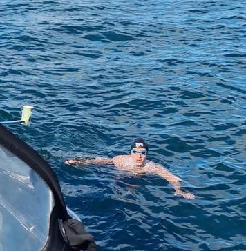 Paul Georgescu a devenit primul român care a traversat înot Canalul Nordic