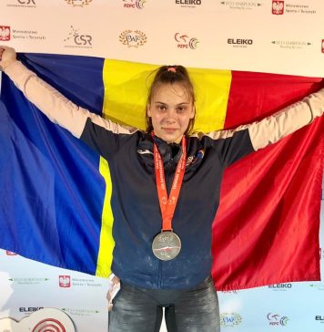 Petronela Budăi, medaliată cu bronz la Europenele de Haltere U17
