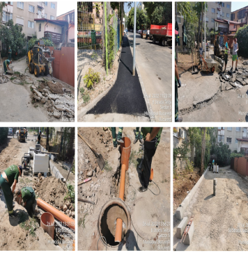 Infrastructură Sector 5 S.A. a continuat lucrările pe mai multe străzi din sector – FOTO