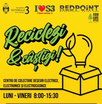 Sectorul 3: A început campania de reciclare a deșeurilor electronice, electocasnice și electrice. Ce premii sunt puse în joc