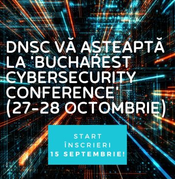 DNSC invită start-up-urile cu activitate în domeniul cyber din România la „Bucharest Cybersecurity Conference”