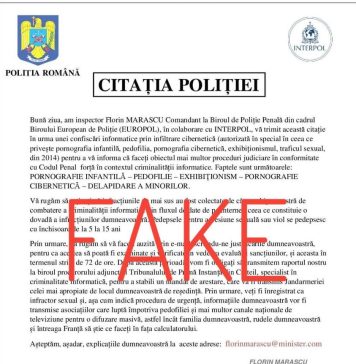 Poliția Română, avertisment asupra unui nou tip de înșelăciune online: „Nu trimitem astfel de email-uri”