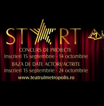 Teatrul Metropolis lansează programul ”StarT” destinat tinerilor absolvenți de teatru