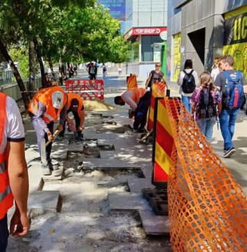 Nicuşor Dan anunţă reparaţii la trotuarele din zona Unirii-Cocor. Administraţia Străzilor Bucureşti va repara, în total, aproximativ 60 de trotuare – FOTO
