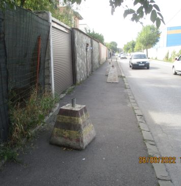 Controale în Sectorul 2 pentru depistarea celor care blochează trotuarele cu diferite materiale