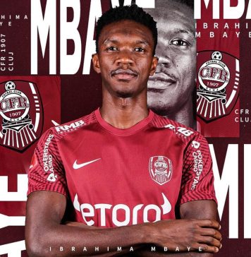 CFR Cluj l-a transferat pe senegalezul Ibrahima Mbaye de la Bologna