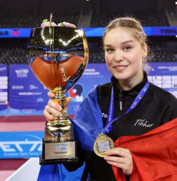 Elena Zaharia a cucerit medalia de aur în proba de simplu la Europenele de Tenis de Masă U21