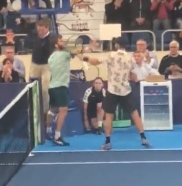 VIDEO | Altercaţie între doi jucători la turneul challenger de la Orleans