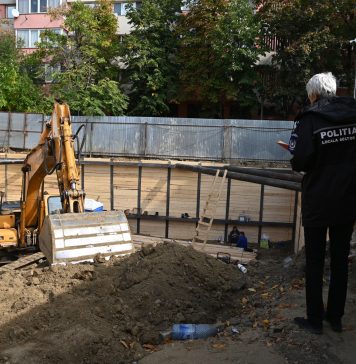 Ce a descoperit Poliția Locală Sector 2 pe un șantier în care lucrările afectau proprietatea vecină