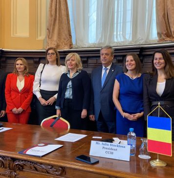 Ambasadoarea Croaţiei în România și președintele Camerei de Comerț București, la Forumul de Afaceri România – Croația – VIDEO