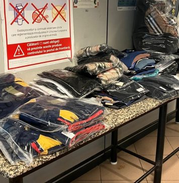 Parfumuri, încălțăminte, haine şi alte produse contrafăcute, confiscate de vameșii bucureșteni