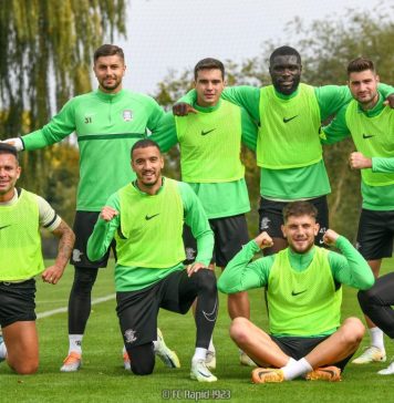 Rapid a efectuat primul antrenament pe noua sa bază sportivă în valoare de 6 milioane de euro