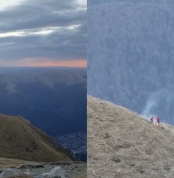 Mai mulți turiști din București au incendiat pajiștea de lângă Crucea Caraiman