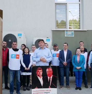 Protest al candidatului USR la Primăria Sectorului 5. Alexandru Dimitriu: ”Guvernul nu îi lasă pe cetățenii Sectorului 5 să își voteze primarul” – VIDEO