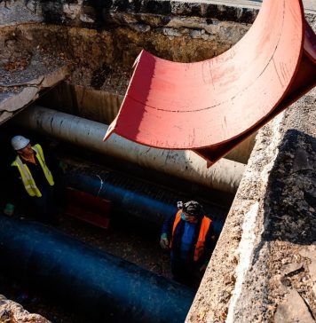 Au fost terminate lucrările de modernizare a unui segment de magistrală de termoficare din zona Ferentar