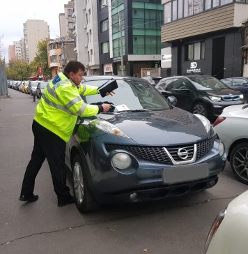 Noi amenzi în Sectorul 2 pentru șoferii care au parcat pe trotuare