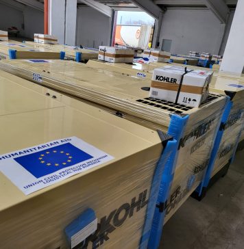 Franţa a trimis 100 de generatoare în România pentru a fi transportate mai departe în Ucraina