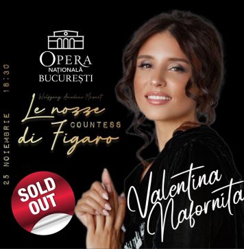 Valentina Naforniță, invitată pe scena Operei Naționale București în spectacolul „Nunta lui Figaro”