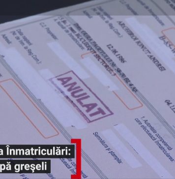 Un tânăr a primit de la Direcţia de Permise București un document plin de greşeli, acoperite cu pastă corectoare: „Era dat cu markerul numele meu. Se mai întâmplă, au spus”