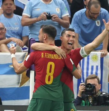 Bruno Fernandes nu exclude ca Ronaldo să fie autorul primului gol al Portugaliei contra Uruguayului