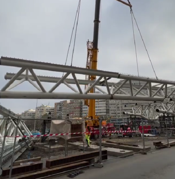 Nicușor Dan: Montajul tablierului metalic aferent Pasajului Doamna Ghica continuă / Pentru accelerarea lucrărilor ”s-au pregătit în avans operaţiunile” – VIDEO
