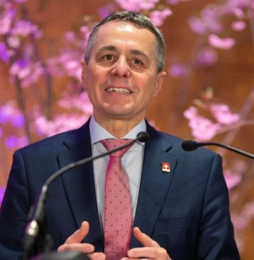 President of the Swiss Confederation, on official visit to Romania to be welcomed by President Iohannis on Thursday