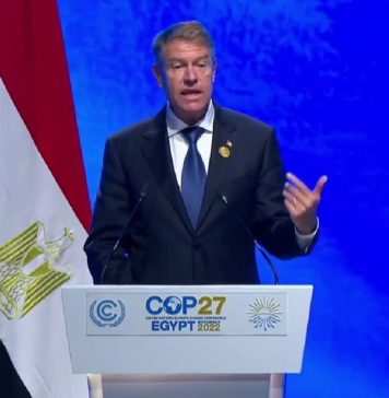 COP27 | President Iohannis conveys Romania’s willingness to collaborate with those in need to reduce risk of natural disasters