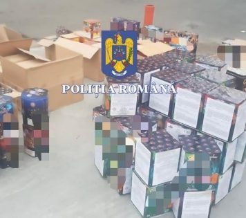 Acţiunea naţională ‘Foc de artificii 2022 – 2023’: Poliţiştii au indisponibilizat peste 87 de tone de articole pirotehnice, în valoare de peste 5,2 milioane de lei