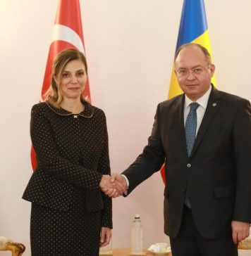 Bogdan Aurescu a primit-o pe ambasadoarea Republicii Turcia la Bucureşti, Fusun Aramaz, cu ocazia încheierii misiunii în România