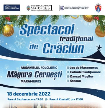 Primăria Sectorului 1 îi invită pe bucureșteni să redescopere farmecul Crăciunului tradițional