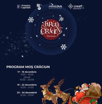 Moș Crăciun și ajutoarele lui vin la Târgul de Crăciun din București