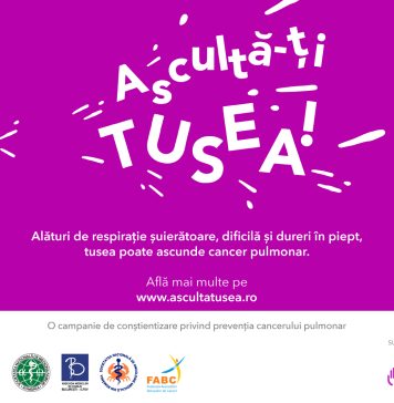 Ascultă-ți tusea – o campanie de conștientizare privind prevenția cancerului pulmonar