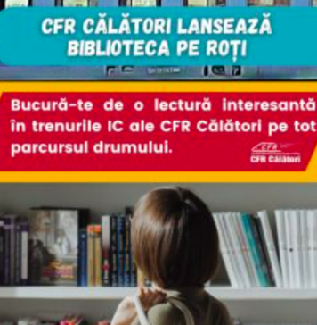 CFR Călători lansează proiectul – „Biblioteca pe roți”