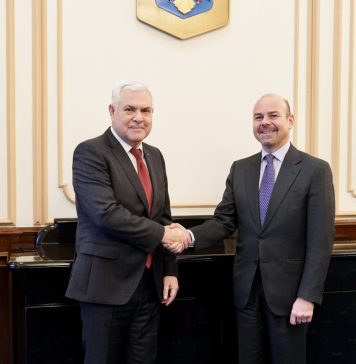 DefMin Tilvar talks with Italian ambassador about air police mission of this country in Romania