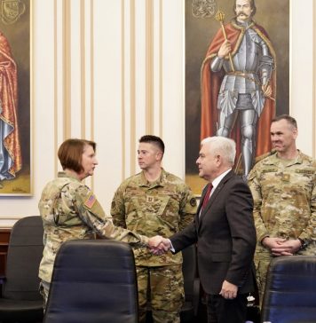 DefMin Tilvar & head of National Guard of Alabama hold talks about security situation in region