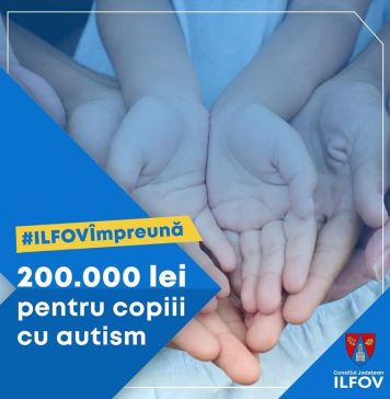 Consiliul Județean Ilfov oferă 200.000 lei pentru terapia copiilor cu autism